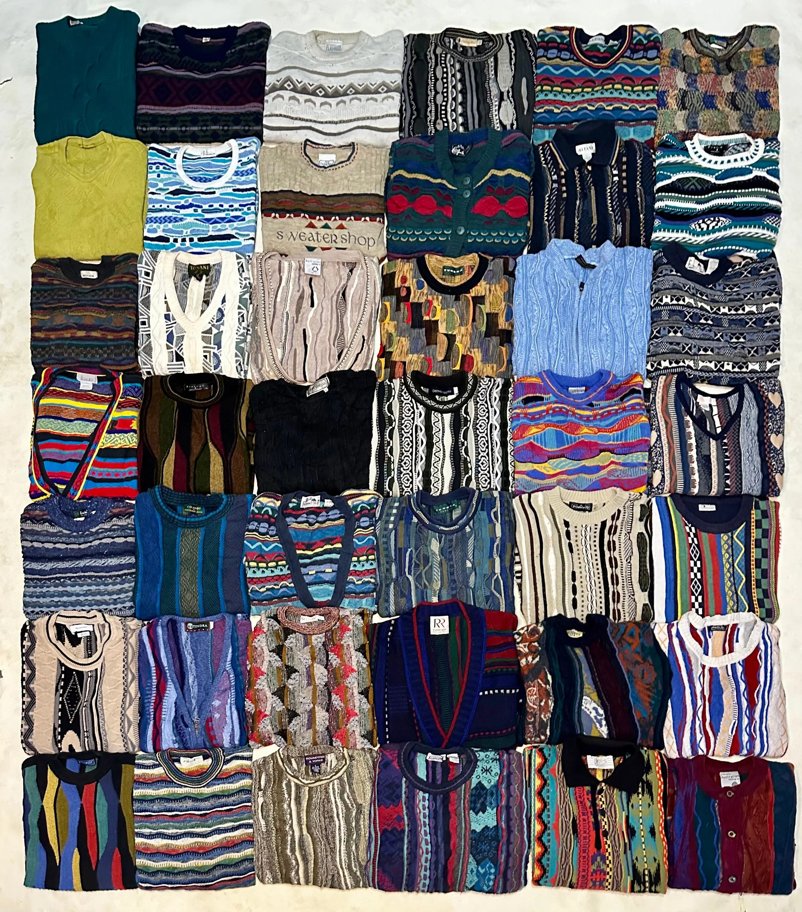 Coogi style sweaters 42 piece