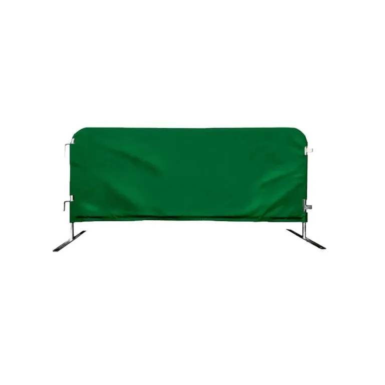 Crowdmaster®  Vinyl Crowd Control Barricade Jacket Cover - 8 ft Long
