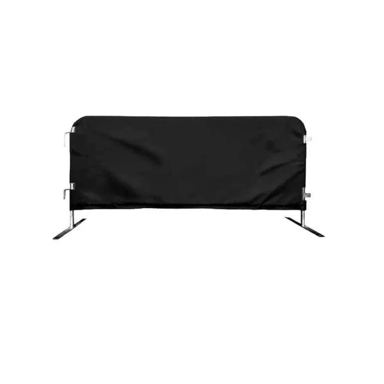 Crowdmaster®  Vinyl Crowd Control Barricade Jacket Cover - 8 ft Long