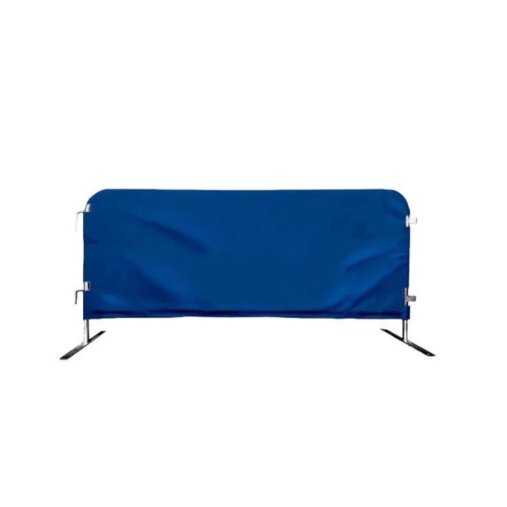 Crowdmaster®  Vinyl Crowd Control Barricade Jacket Cover - 8 ft Long