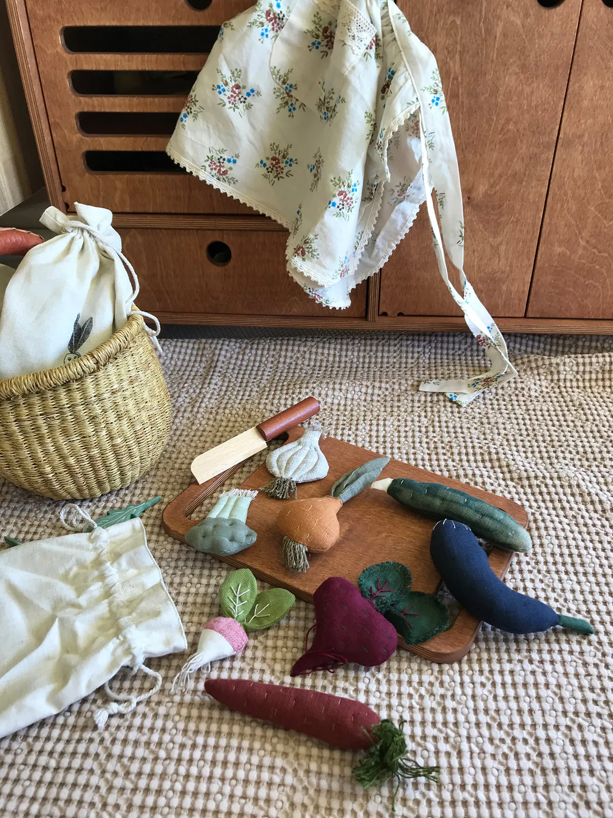 Handmade Fabric Vegetable Sets