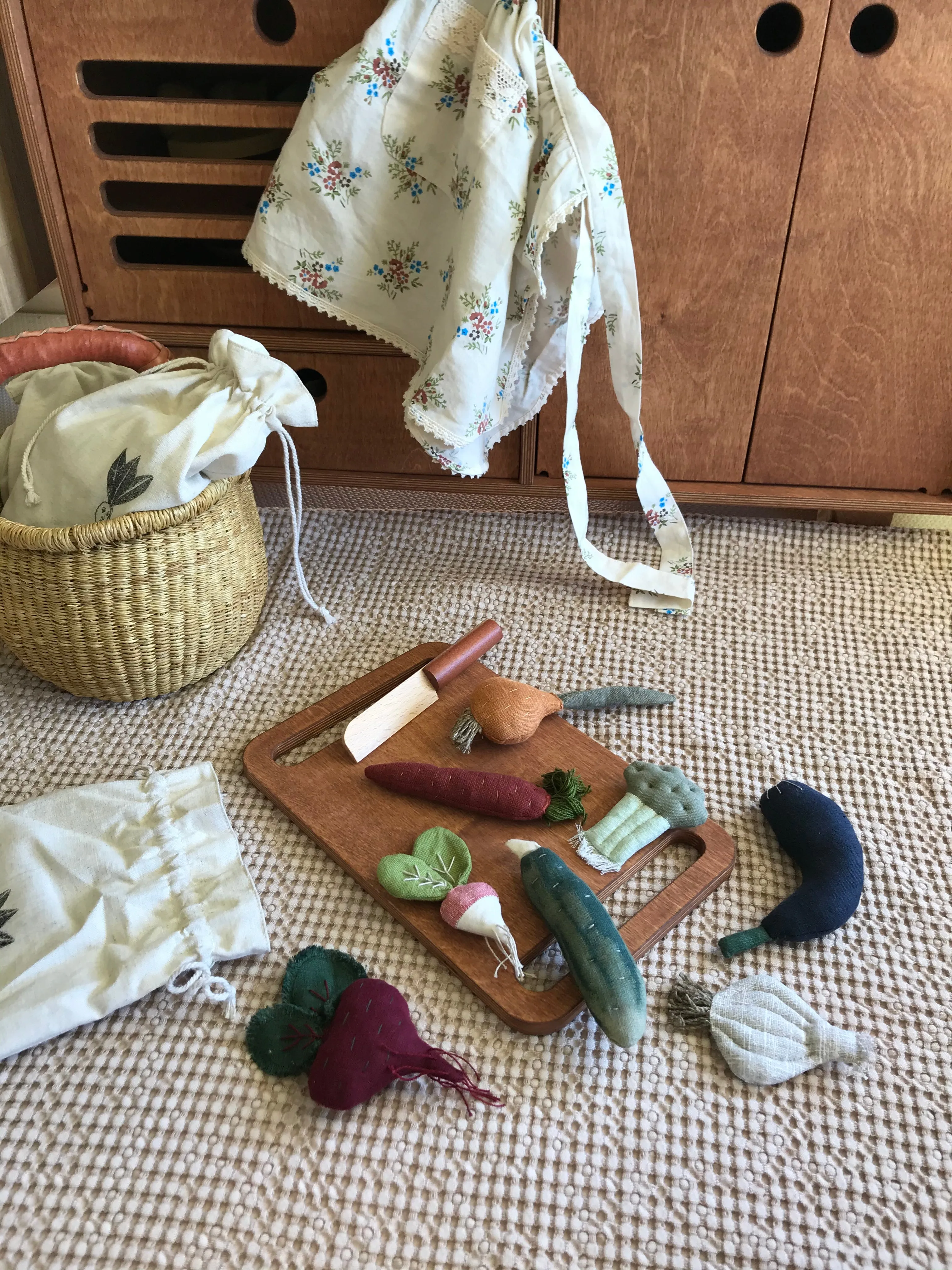 Handmade Fabric Vegetable Sets