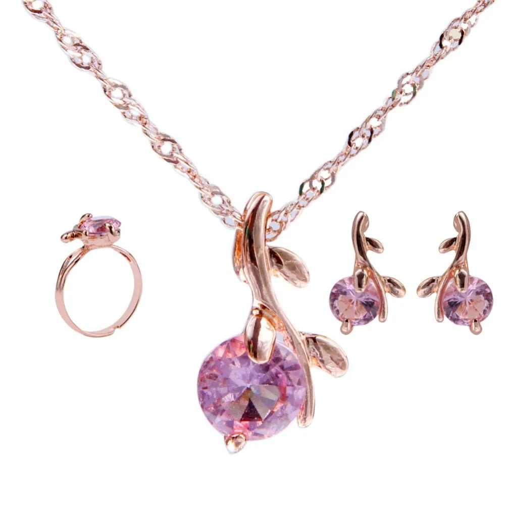 Jewelry sets african bridal gold color necklace