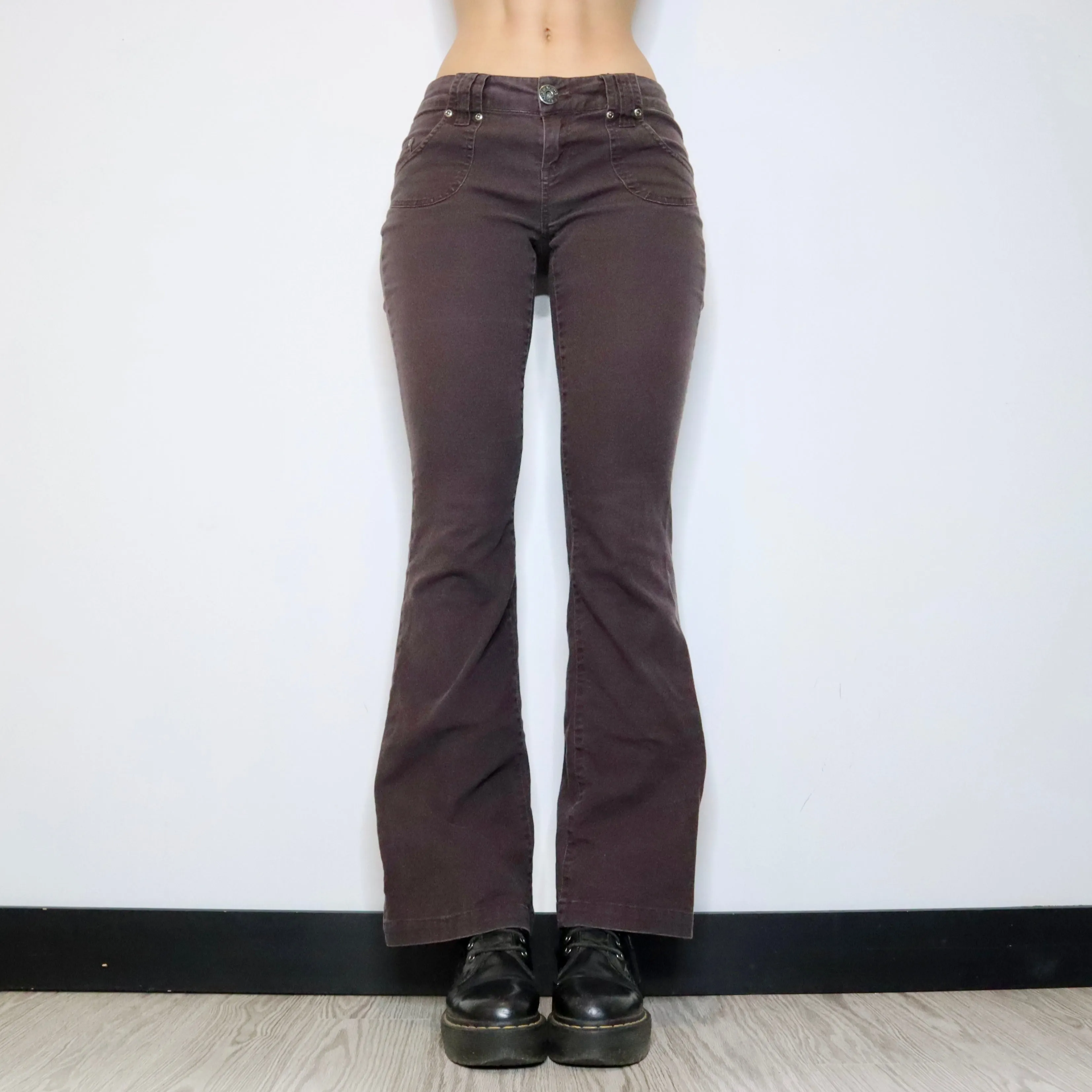Low Rise Flare Pants (Medium) 