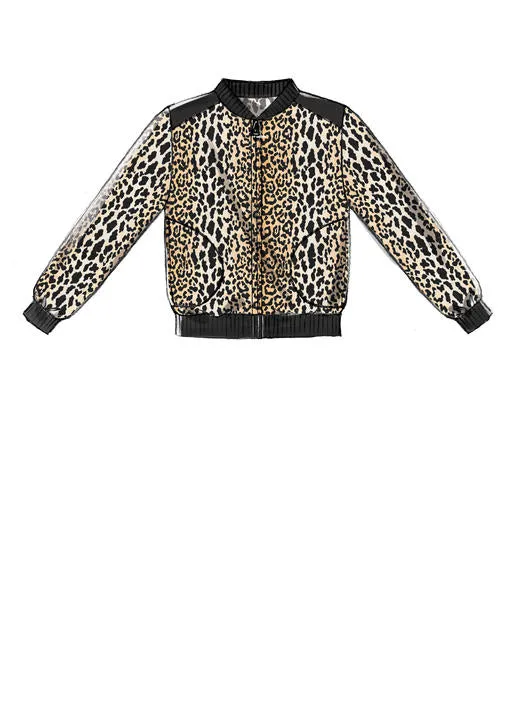 M7619 Children's/Girls'/Boys' Bomber Jackets