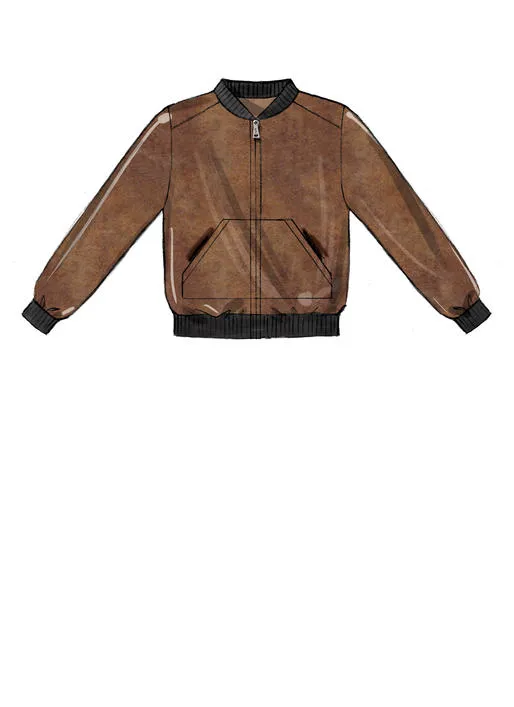 M7619 Children's/Girls'/Boys' Bomber Jackets