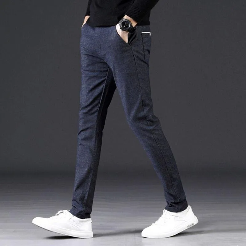 YASUG Men's Slim Fit Leisure Suit Pants