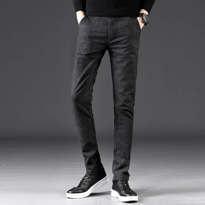 YASUG Men's Slim Fit Leisure Suit Pants