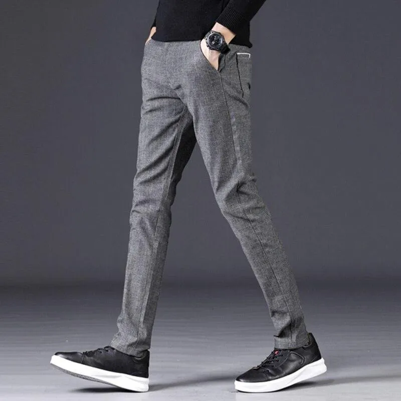 YASUG Men's Slim Fit Leisure Suit Pants